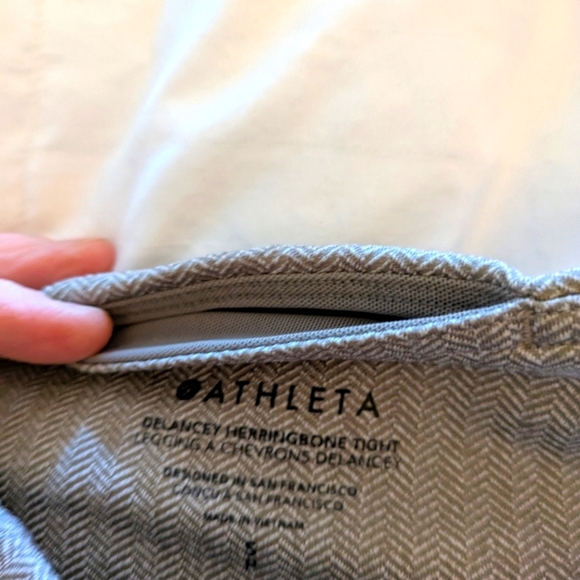 Athleta Delaney Herringbone Pants S - Picture 4 of 9